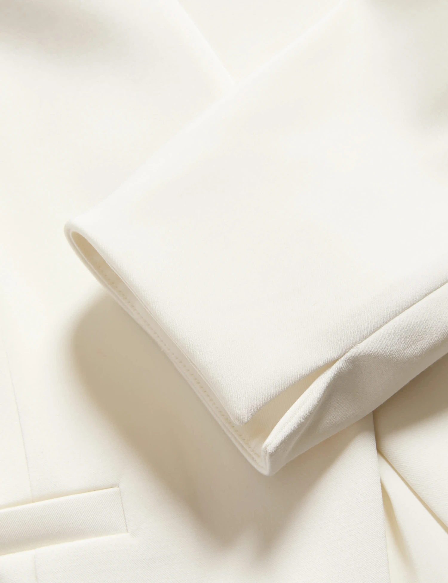 Satin Collarless Blazer 9 Satin Collarless Blazer - Image 7