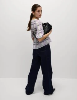 Shirred Tie Front Blouse -M&S Shirred Tie Front Blouse 4