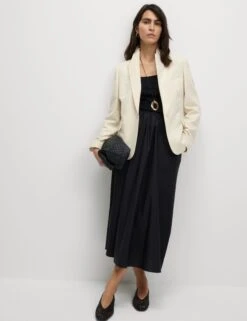 Slim Single Breasted Blazer -M&S Slim Single Breasted Blazer 4