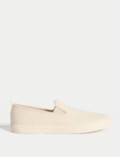 Slip On Plimsoll Trainers With Freshfeet™