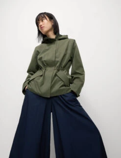 Stormwear™ Hooded Rain Jacket With Cotton