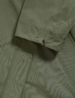 Stormwear™ Hooded Rain Jacket With Cotton -M&S Stormwear Hooded Rain Jacket with Cotton 7