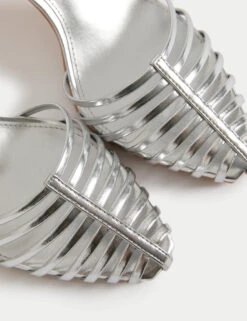 Strappy Stiletto Heel Sandals -M&S Strappy Stiletto Heel Sandals 2