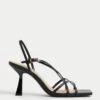 Strappy Stiletto Heel Square Toe Sandals 1 Strappy Stiletto Heel Square Toe Sandals -M&S Strappy Stiletto Heel Square Toe Sandals