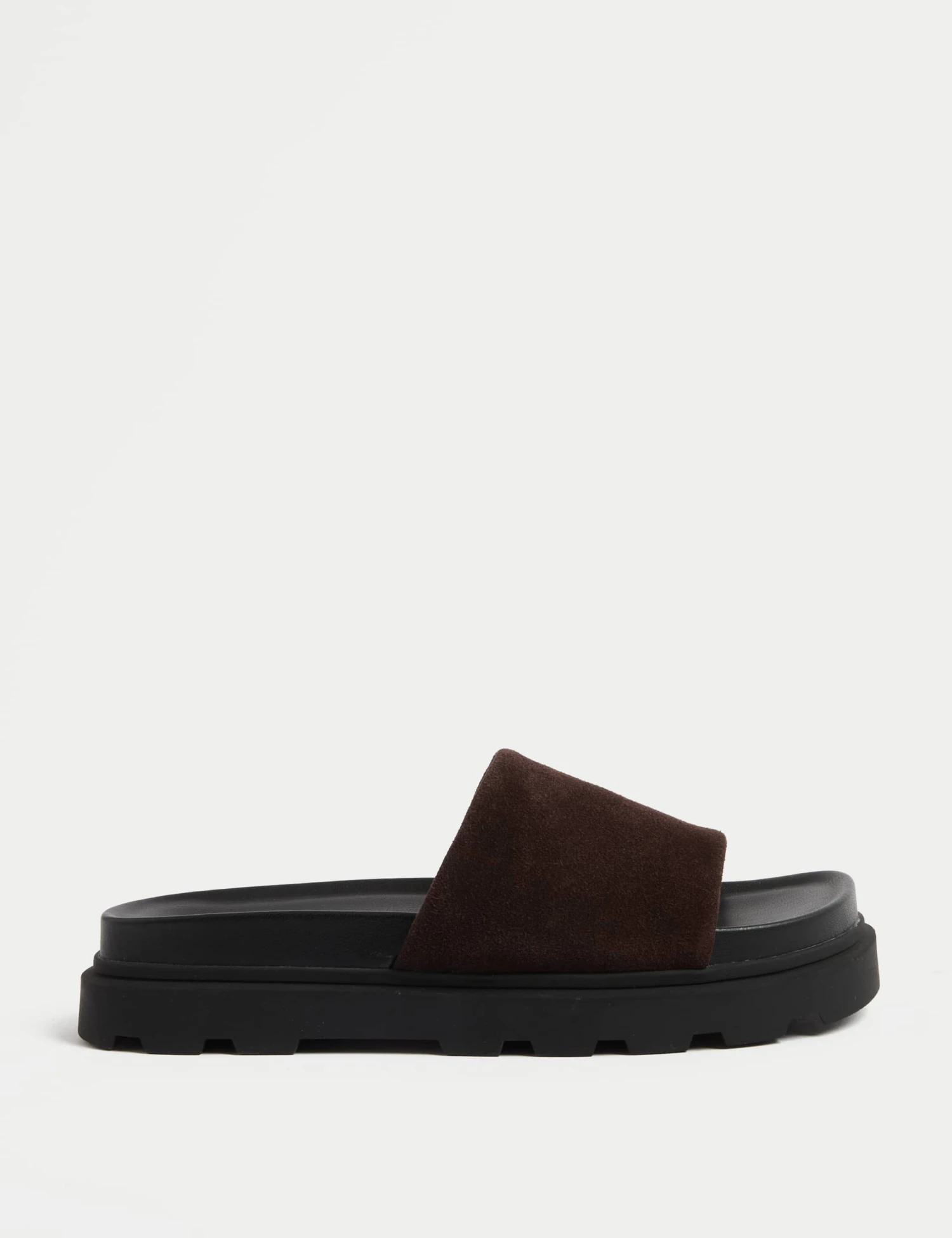 Suede Chunky Flatform Mules 3 Suede Chunky Flatform Mules