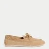 Suede Flat Boat Shoes