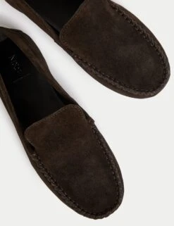 Suede Flat Loafers -M&S Suede Flat Loafers 2