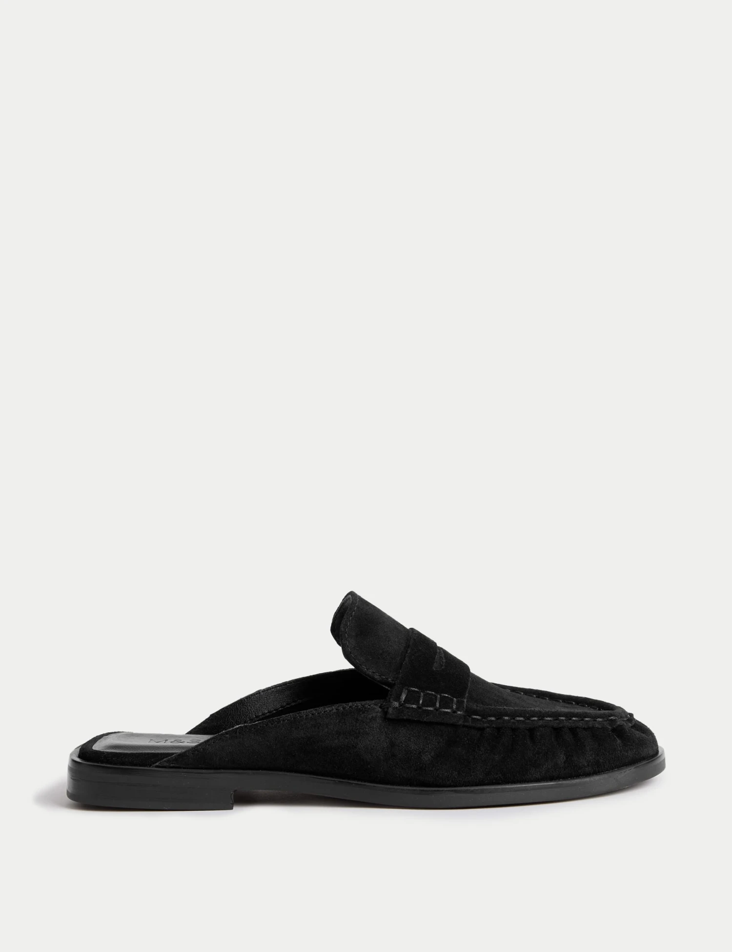Suede Loafer Mules 3 Suede Loafer Mules