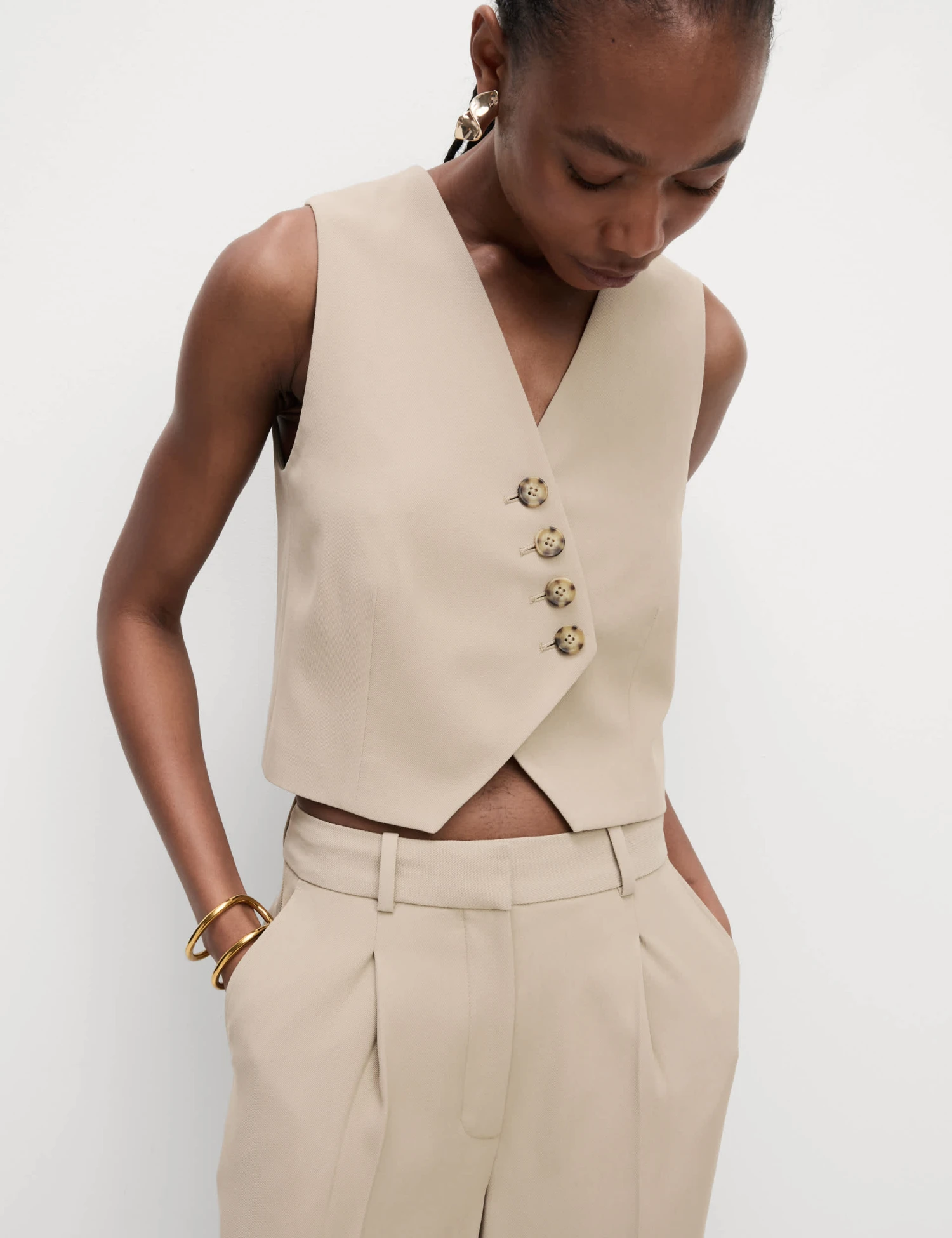 Tailored Asymmetric Waistcoat 3 Tailored Asymmetric Waistcoat