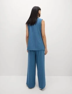 Tailored Striped Longline Waistcoat 15 Tailored Striped Longline Waistcoat -M&S Tailored Striped Longline Waistcoat 2