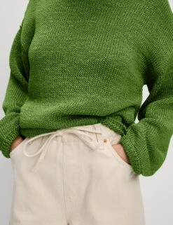 Textured Crew Neck Jumper -M&S Textured Crew Neck Jumper 4