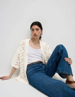 Textured Edge To Edge Longline Cardigan 26 Textured Edge To Edge Longline Cardigan -M&S Textured Edge to Edge Longline Cardigan 4