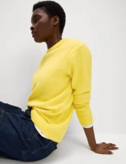 Textured Relaxed Jumper With Alpaca -M&S Textured Relaxed Jumper with Alpaca 4