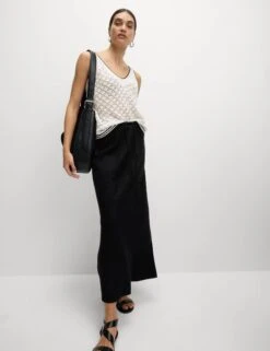 Textured Slim Fit Knitted Vest -M&S Textured Slim Fit Knitted Vest 4