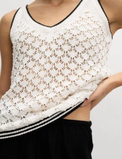 Textured Slim Fit Knitted Vest -M&S Textured Slim Fit Knitted Vest 5