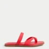 Toe Loop Strappy Flat Mules -M&S Toe Loop Strappy Flat Mules