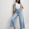 Wide Leg Cropped Jeans