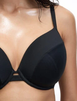 Wired Padded Plunge Bikini Top -M&S Wired Padded Plunge Bikini Top 8