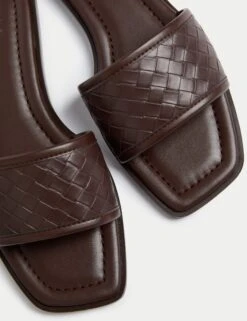 Woven Flat Mules 11 Woven Flat Mules -M&S Woven Flat Mules 2