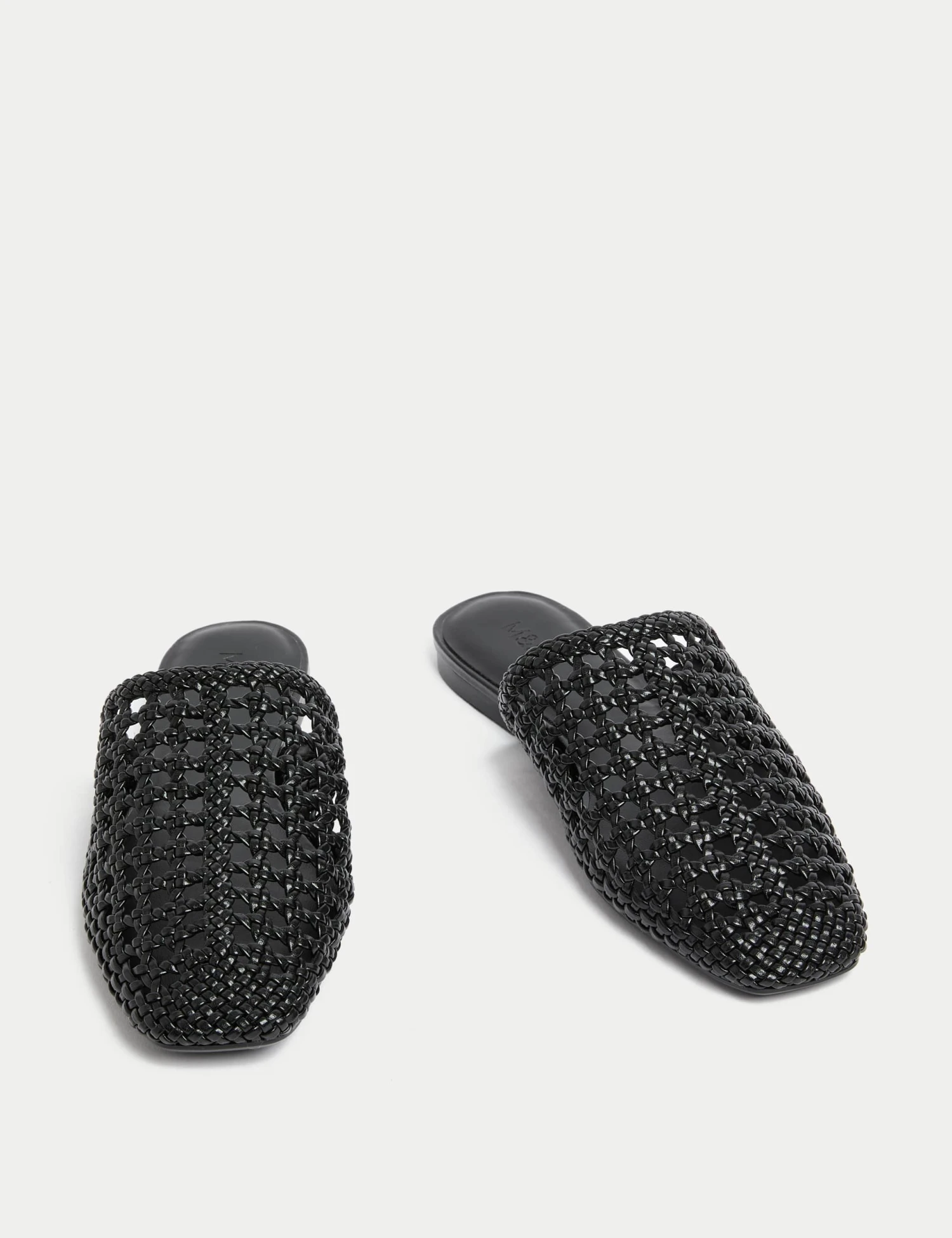 Woven Slip On Flat Mules 4 Woven Slip On Flat Mules - Image 2
