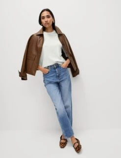 Air-Yarn Crew Neck Knitted Top -M&S air yarn crew neck knitted top 10