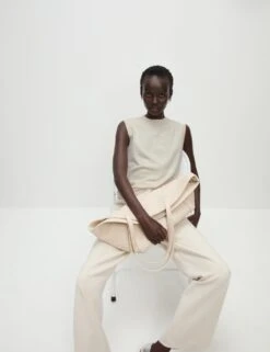 Air-Yarn Crew Neck Knitted Vest -M&S air yarn crew neck knitted vest 11