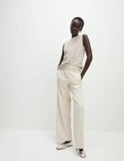 Air-Yarn Crew Neck Knitted Vest -M&S air yarn crew neck knitted vest 7