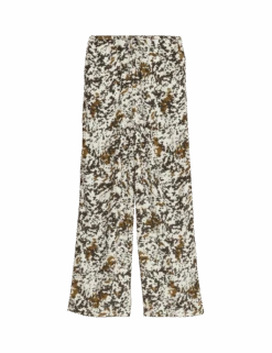 Animal Print Drawstring Wide Leg Trousers -M&S animal print drawstring wide leg trousers 1