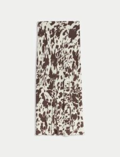 Animal Print Midaxi Slip Skirt -M&S animal print midaxi slip skirt 5