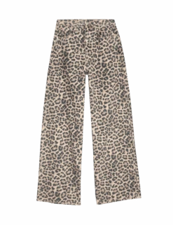 Animal Print Wide Leg Jeans -M&S animal print wide leg jeans