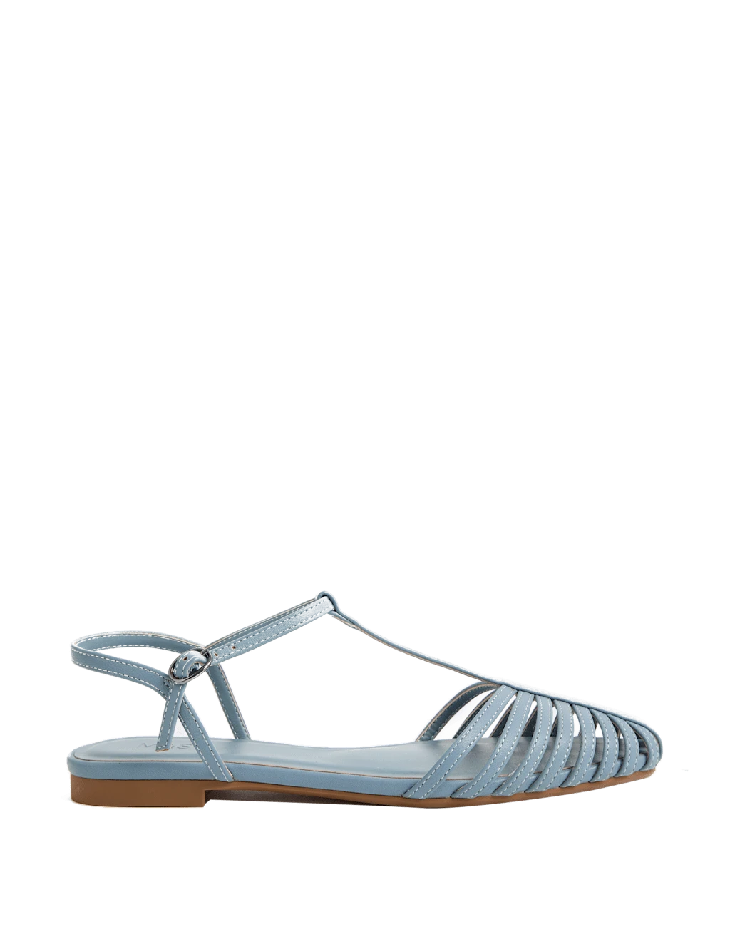 Ankle Strap T Bar Flat Pointed Sandals 10 Ankle Strap T Bar Flat Pointed Sandals - Image 8