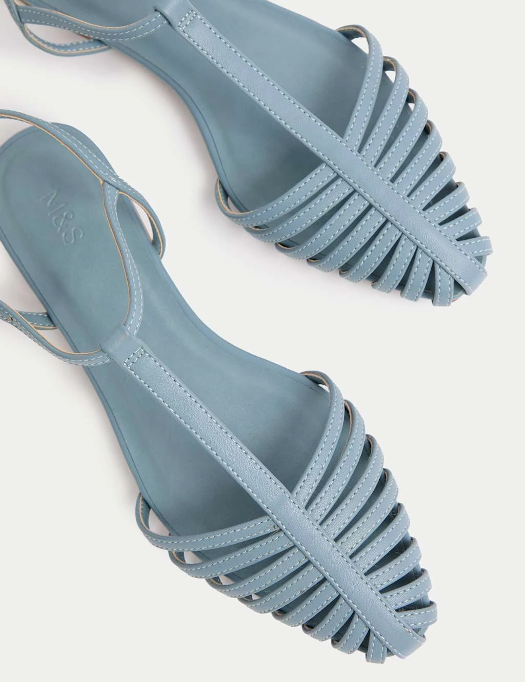 Ankle Strap T Bar Flat Pointed Sandals 11 Ankle Strap T Bar Flat Pointed Sandals - Image 9