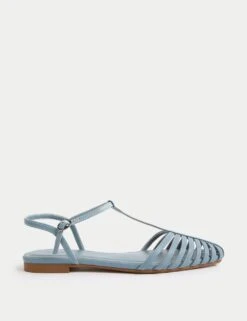 Ankle Strap T Bar Flat Pointed Sandals 23 Ankle Strap T Bar Flat Pointed Sandals -M&S ankle strap t bar flat pointed sandals 8