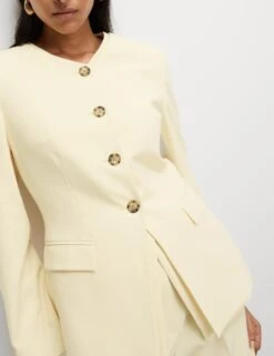 Tailored Collarless Blazer -M&S blazer 4