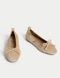 Bow Ballerina Slippers -M&S bow ballerina slippers 5