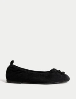 Bow Ballerina Slippers -M&S bow ballerina slippers 6