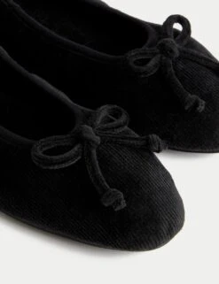 Bow Ballerina Slippers -M&S bow ballerina slippers 7
