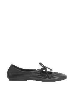 Bow Flat Ballet Pumps -M&S bow flat ballet pumps 1