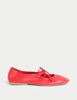 Bow Flat Ballet Pumps -M&S bow flat ballet pumps 5
