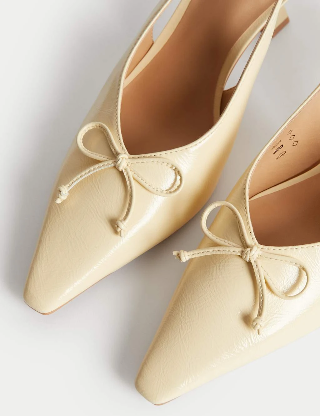 Bow Slip On Kitten Heel Slingback Shoes 13 Bow Slip On Kitten Heel Slingback Shoes - Image 11