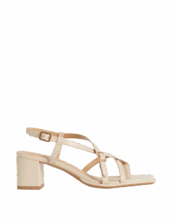 Buckle Block Heel Sandals -M&S buckle block heel sandals 1