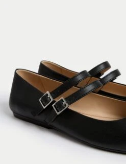 Buckle Flat Ballet Pumps -M&S buckle flat ballet pumps 5