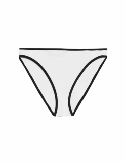 Contrast Trim High Leg Bikini Bottoms -M&S contrast trim high leg bikini bottoms 2