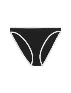 Contrast Trim High Leg Bikini Bottoms -M&S contrast trim high leg bikini bottoms