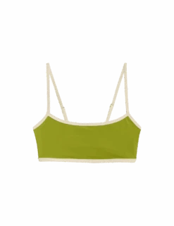 Contrast Trim Scoop Neck Bikini Top -M&S contrast trim scoop neck bikini top 1