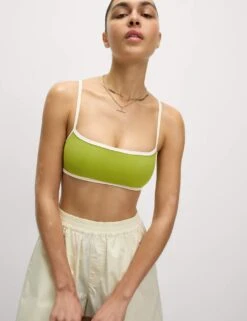 Contrast Trim Scoop Neck Bikini Top -M&S contrast trim scoop neck bikini top 13