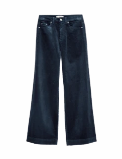 Cord Wide Leg Trousers -M&S cord wide leg trousers