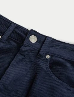 Cord Wide Leg Trousers -M&S cord wide leg trousers 8