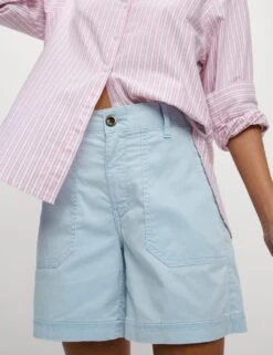 Cotton Blend Cargo Shorts -M&S cotton blend cargo shorts 11