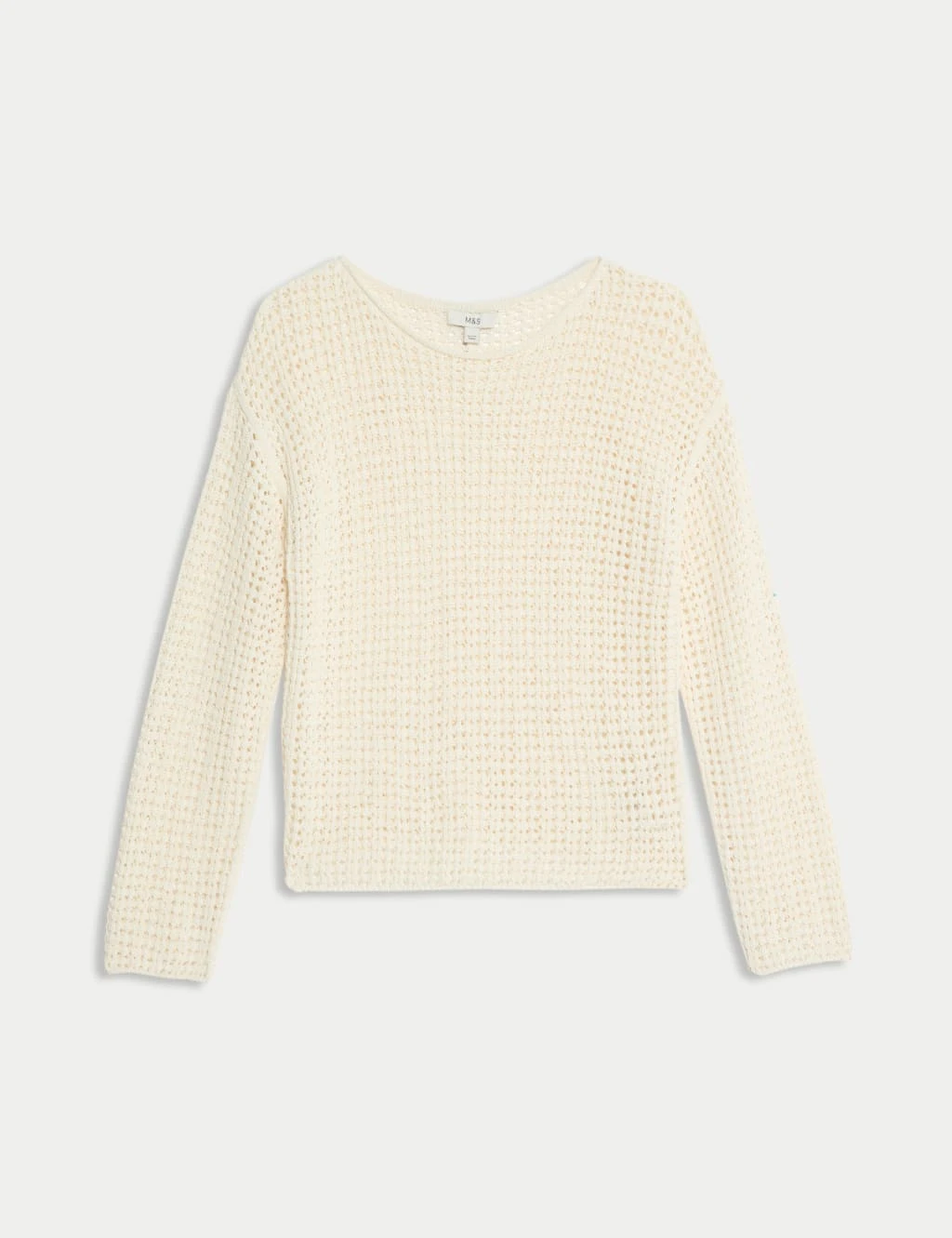 Cotton Blend Crew Neck Short Jumper 14 Cotton Blend Crew Neck Short Jumper - Image 12